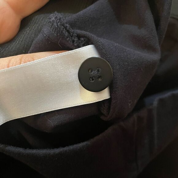 Everlane The Side-Zip Stretch Cotton Ankle Skinny Business Casual Pant Size: 4 - Picture 5 of 7